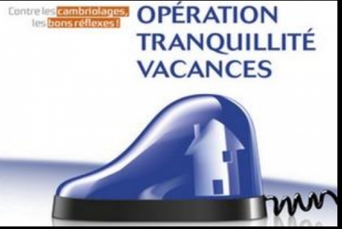 OPERATION TRANQUILLITE VACANCES DE LA GENDARMERIE OPERATION TRANQUILLITE VACANCES DE LA GENDARMERIE
