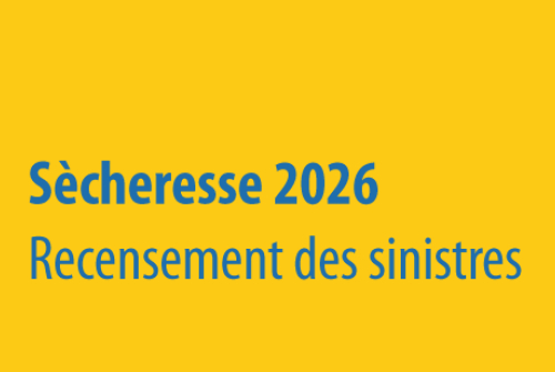 Recensement des sinistres liés à la sécheresse Recensement des sinistres liés à la sécheresse
